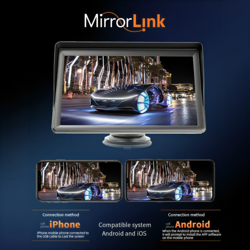 7" Universal CarScreen Display