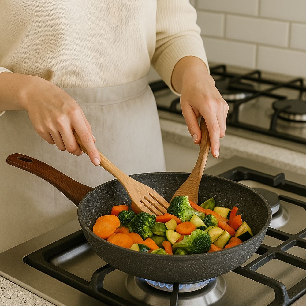 Marble Stone Frying Pan